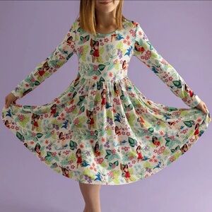 IN HAND Posh Peanut Disney Moana Floral Twirl Dress 3/4 NIB